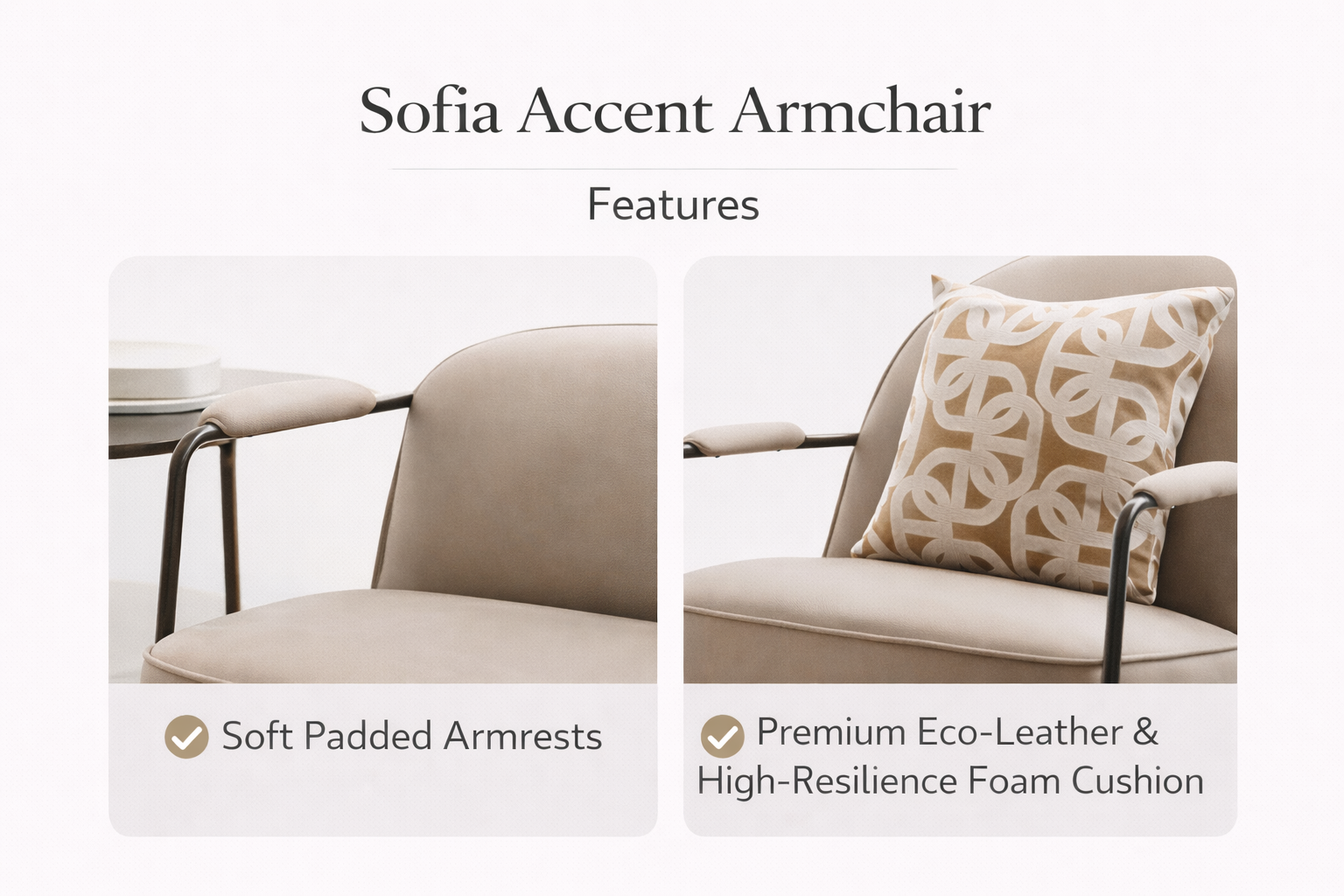 Sofia Accent Armchair - Image 2