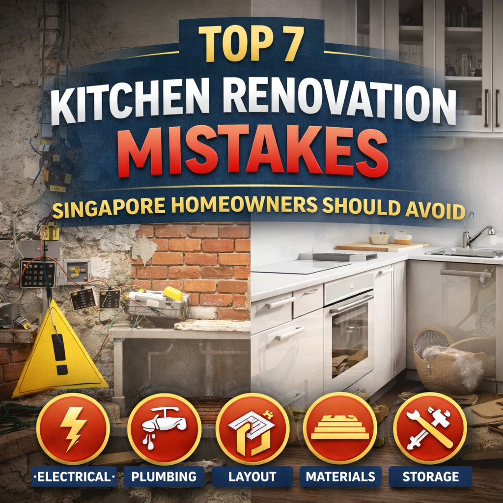 Top 7 Kitchen Renovation Mistakes Singapore Homeowners Should Avoid