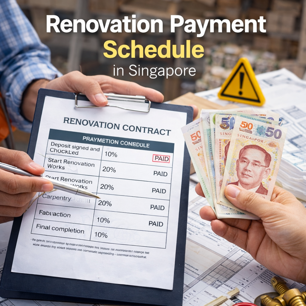 Renovation Payment Schedule in Singapore: What Homeowners Should Expect