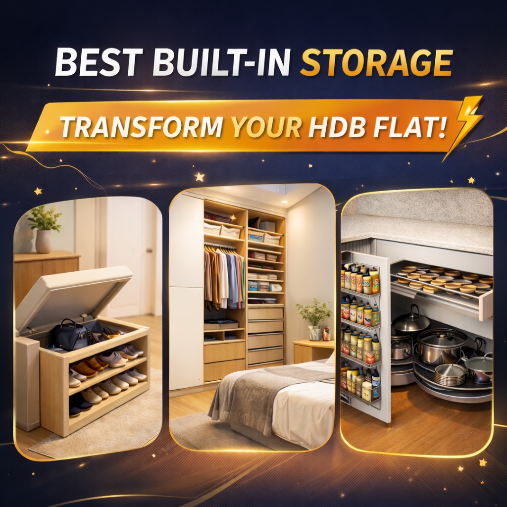 Best Built-In Storage Ideas for HDB Flats (2026 Guide)