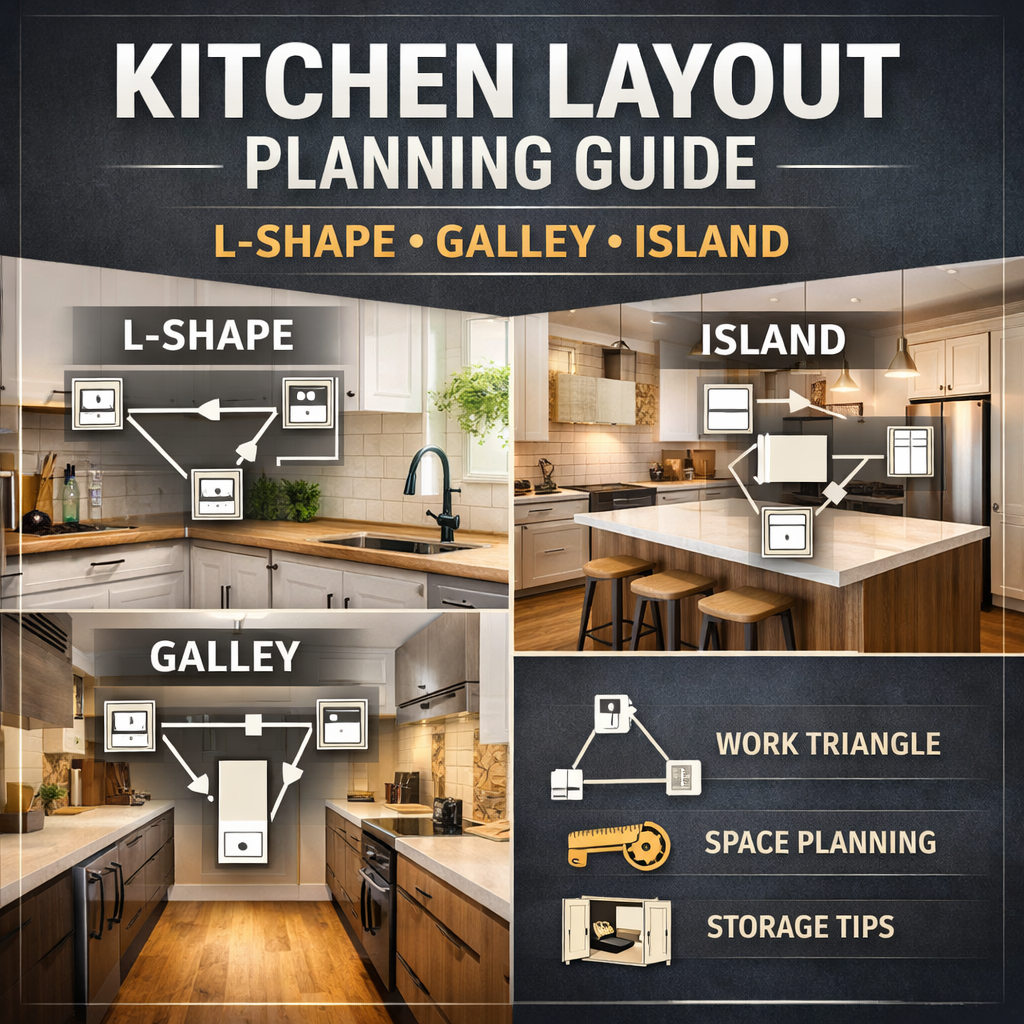 Kitchen Layout Planning Guide: L-Shape, Galley & Island Kitchens (Singapore 2026)