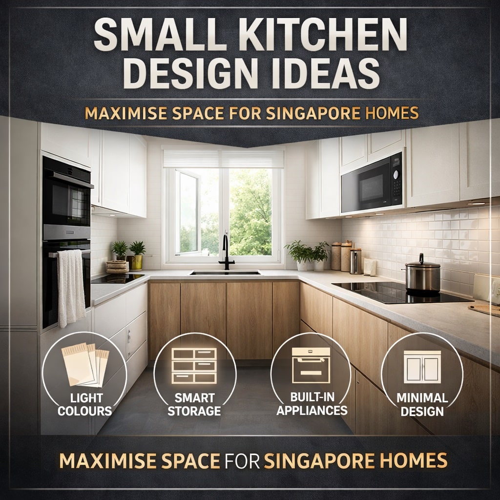 Small Kitchen Design Ideas for Singapore Homes (Maximize Space Guide 2026)