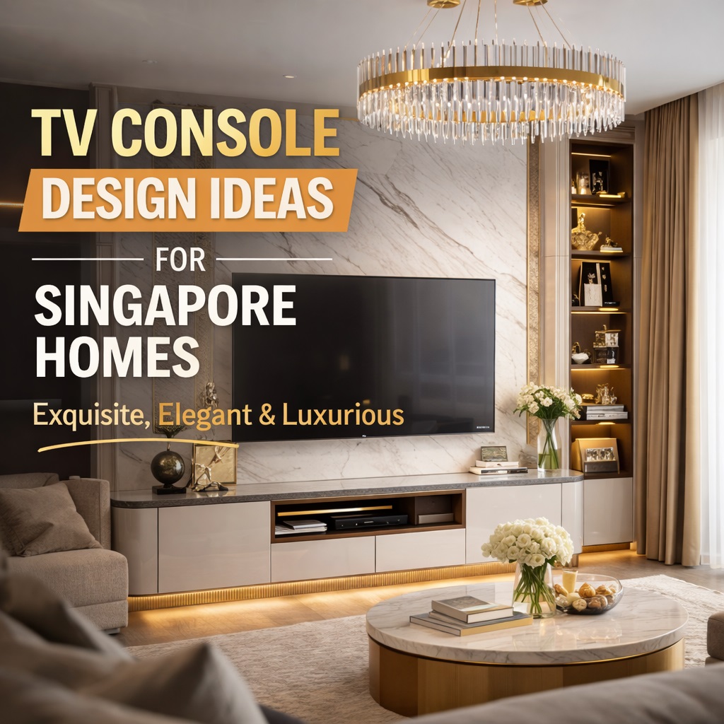 TV Console Design Ideas for Singapore Homes