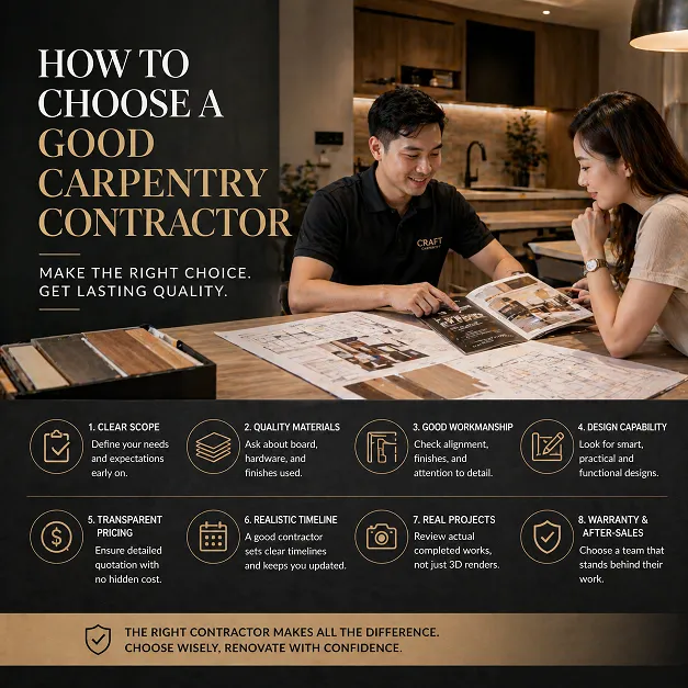 How to Choose a Good Carpentry Contractor in Singapore